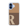 スリムプロテクションケース［ オリジナル - initial two tone - R brown ］