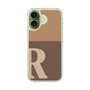 スリムプロテクションケース［ オリジナル - initial two tone - R brown ］