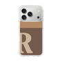 スリムプロテクションケース［ オリジナル - initial two tone - R brown ］