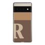 スリムプロテクションケース［ オリジナル - initial two tone - R brown ］
