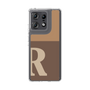 スリムプロテクションケース［ オリジナル - initial two tone - R brown ］