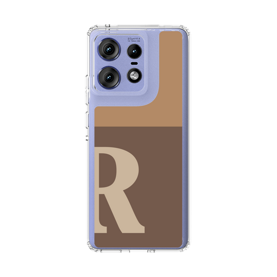 スリムプロテクションケース［ オリジナル - initial two tone - R brown ］