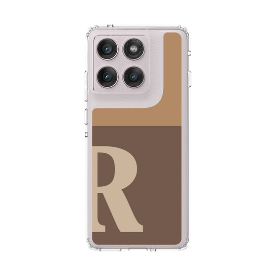 スリムプロテクションケース［ オリジナル - initial two tone - R brown ］