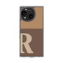 スリムプロテクションケース［ オリジナル - initial two tone - R brown ］
