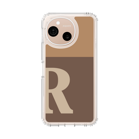 スリムプロテクションケース［ オリジナル - initial two tone - R brown ］