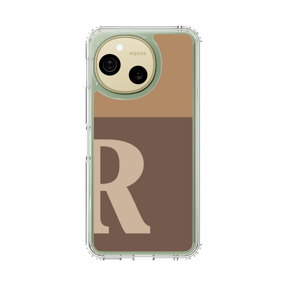 スリムプロテクションケース［ オリジナル - initial two tone - R brown ］