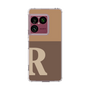 スリムプロテクションケース［ オリジナル - initial two tone - R brown ］