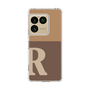 スリムプロテクションケース［ オリジナル - initial two tone - R brown ］