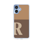 スリムプロテクションケース［ オリジナル - initial two tone - R brown ］
