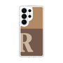 スリムプロテクションケース［ オリジナル - initial two tone - R brown ］