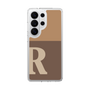スリムプロテクションケース［ オリジナル - initial two tone - R brown ］