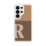スリムプロテクションケース［ オリジナル - initial two tone - R brown ］