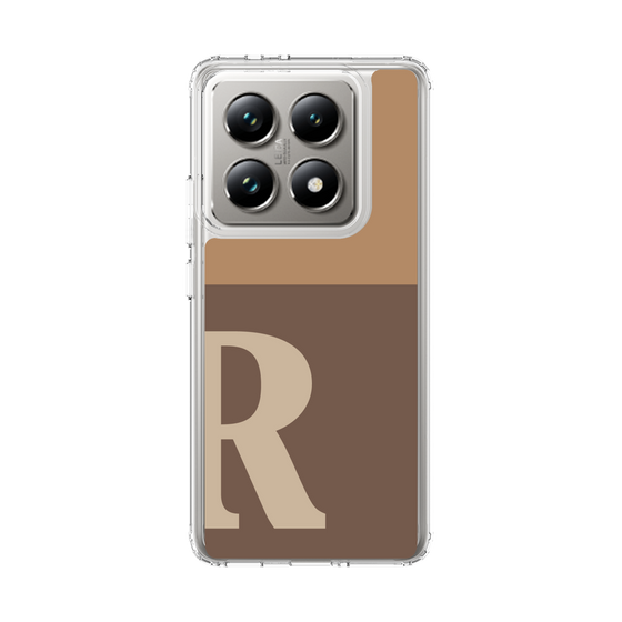 スリムプロテクションケース［ オリジナル - initial two tone - R brown ］