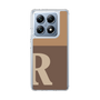 スリムプロテクションケース［ オリジナル - initial two tone - R brown ］