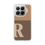 スリムプロテクションケース［ オリジナル - initial two tone - R brown ］