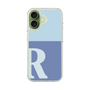 スリムプロテクションケース［ オリジナル - initial two tone - R blue ］
