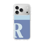 スリムプロテクションケース［ オリジナル - initial two tone - R blue ］
