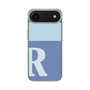 スリムプロテクションケース［ オリジナル - initial two tone - R blue ］