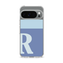 スリムプロテクションケース［ オリジナル - initial two tone - R blue ］