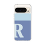 スリムプロテクションケース［ オリジナル - initial two tone - R blue ］