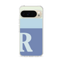 スリムプロテクションケース［ オリジナル - initial two tone - R blue ］