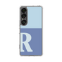 スリムプロテクションケース［ オリジナル - initial two tone - R blue ］