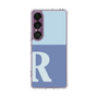 スリムプロテクションケース［ オリジナル - initial two tone - R blue ］