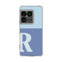 スリムプロテクションケース［ オリジナル - initial two tone - R blue ］