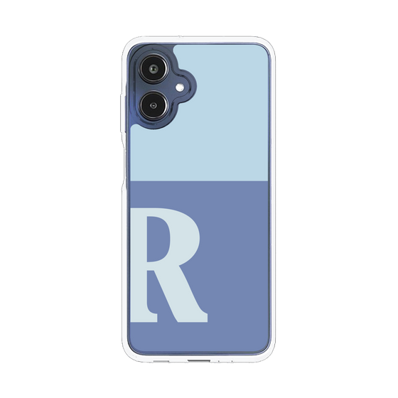 スリムプロテクションケース［ オリジナル - initial two tone - R blue ］