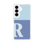 スリムプロテクションケース［ オリジナル - initial two tone - R blue ］