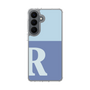 スリムプロテクションケース［ オリジナル - initial two tone - R blue ］