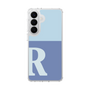 スリムプロテクションケース［ オリジナル - initial two tone - R blue ］