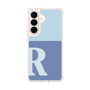 スリムプロテクションケース［ オリジナル - initial two tone - R blue ］