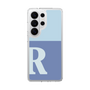 スリムプロテクションケース［ オリジナル - initial two tone - R blue ］