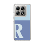 スリムプロテクションケース［ オリジナル - initial two tone - R blue ］