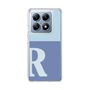 スリムプロテクションケース［ オリジナル - initial two tone - R blue ］