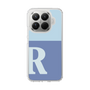 スリムプロテクションケース［ オリジナル - initial two tone - R blue ］