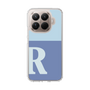 スリムプロテクションケース［ オリジナル - initial two tone - R blue ］