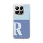 スリムプロテクションケース［ オリジナル - initial two tone - R blue ］