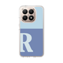 スリムプロテクションケース［ オリジナル - initial two tone - R blue ］