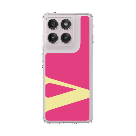 スリムプロテクションケース［ オリジナル - initial color - V pink ］