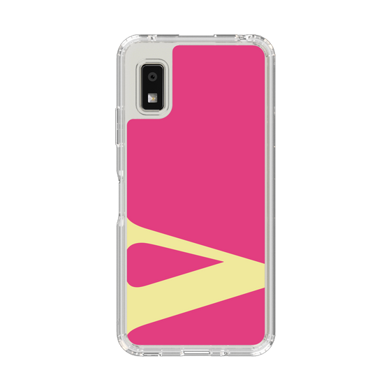 スリムプロテクションケース［ オリジナル - initial color - V pink ］