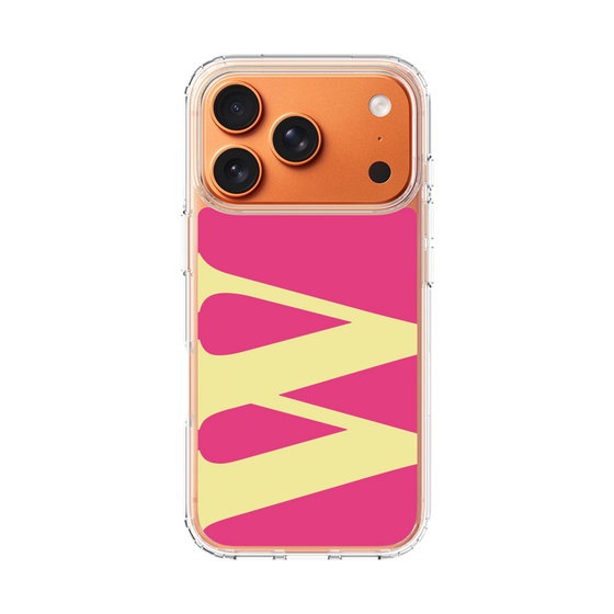 スリムプロテクションケース［ オリジナル - initial color - W pink ］