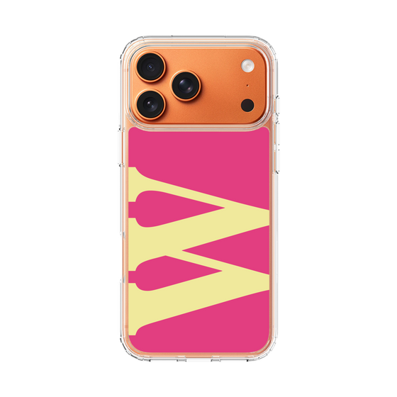 スリムプロテクションケース［ オリジナル - initial color - W pink ］
