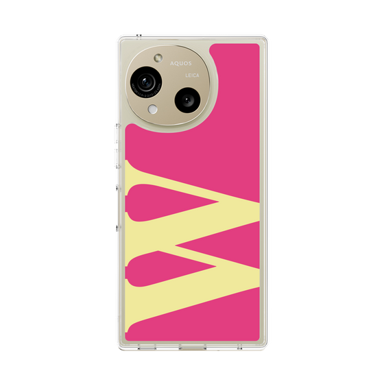 スリムプロテクションケース［ オリジナル - initial color - W pink ］