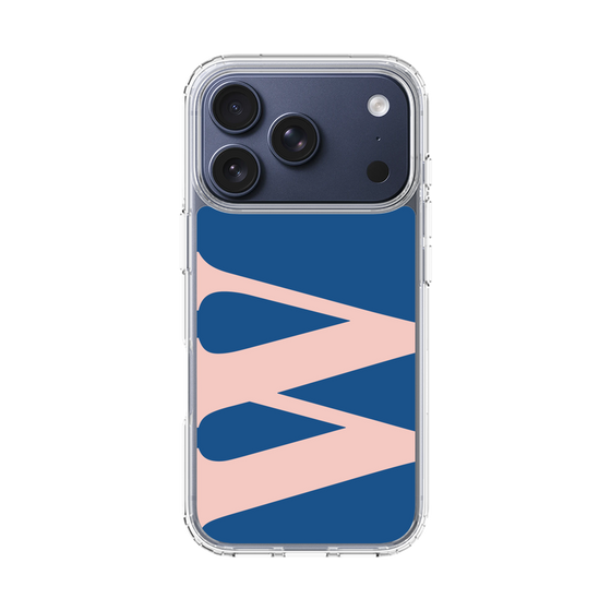 スリムプロテクションケース［ オリジナル - initial color - W navy ］