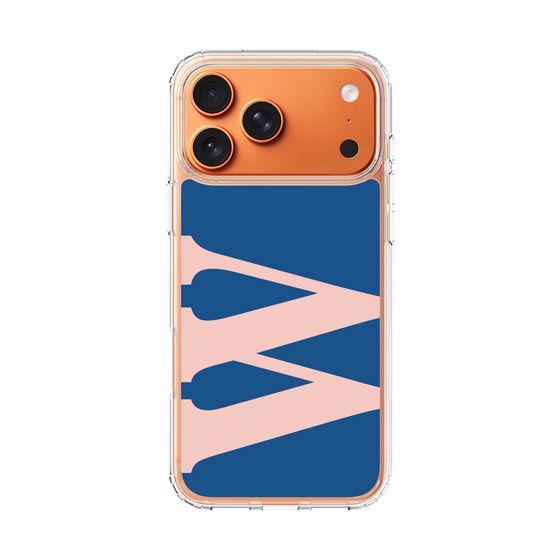 スリムプロテクションケース［ オリジナル - initial color - W navy ］