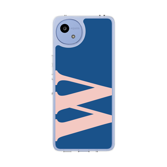 スリムプロテクションケース［ オリジナル - initial color - W navy ］