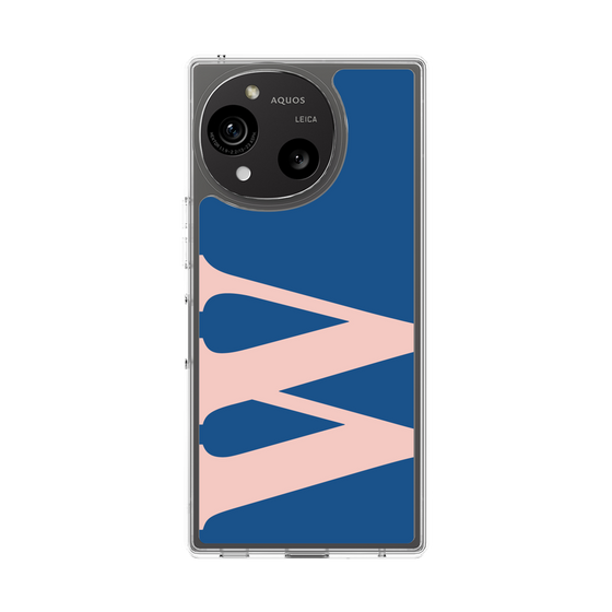 スリムプロテクションケース［ オリジナル - initial color - W navy ］