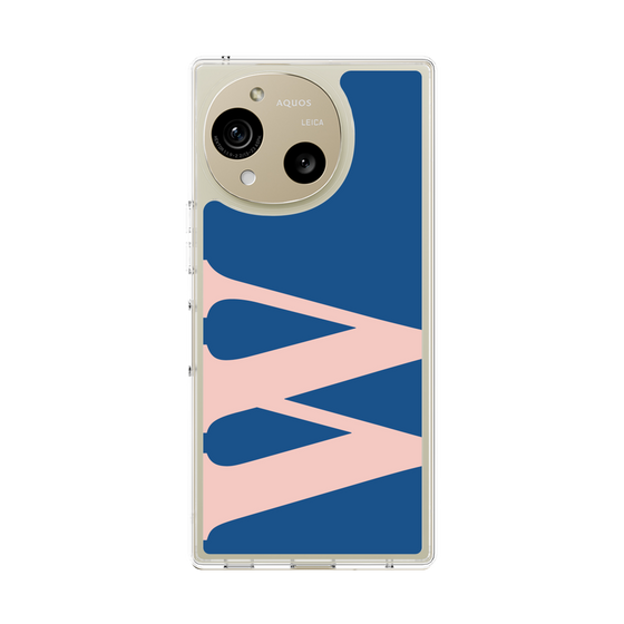 スリムプロテクションケース［ オリジナル - initial color - W navy ］